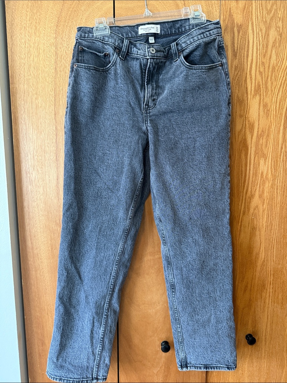 Abercrombie Curve Love 90s Straight Mid-Rise Women's Jeans